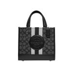 【5色】COACH Dempsey 22 經典帆布拼接托特包 手提斜挎包