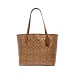 【4色】COACH City 經典老花LOGO 大容量托特包 手提單肩包