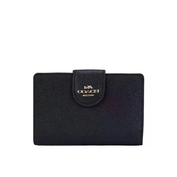 COACH 經典馬車LOGO防刮零錢中夾