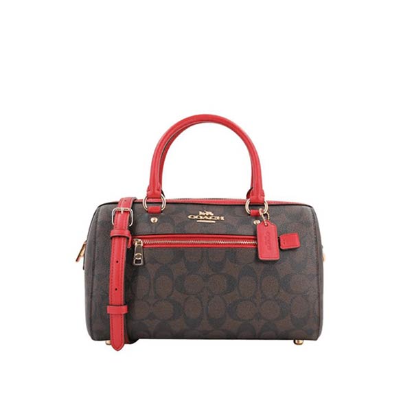 COACH 蔻馳 Rowan 27 經典老花拼色手提單肩 COACH 蔻馳 Rowan 27 經典老花拼色手提單肩