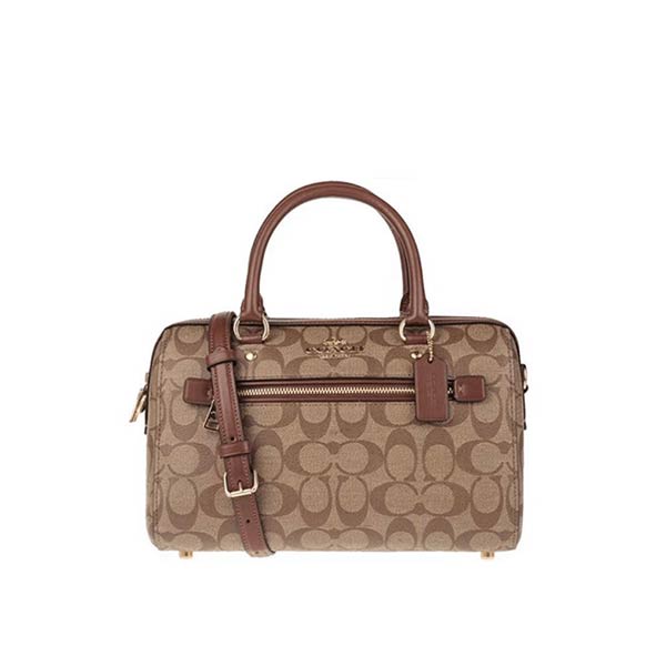 COACH 蔻馳 Rowan 27 經典老花拼色手提單肩 COACH 蔻馳 Rowan 27 經典老花拼色手提單肩