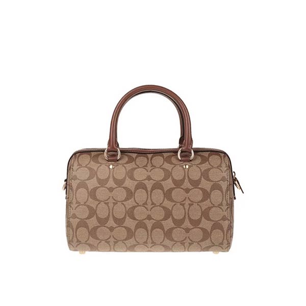 COACH 蔻馳 Rowan 27 經典老花拼色手提單肩 COACH 蔻馳 Rowan 27 經典老花拼色手提單肩