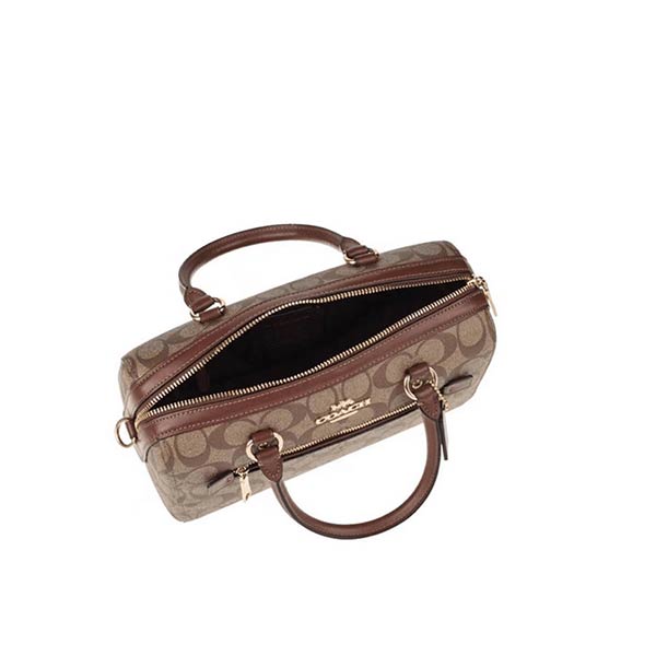COACH 蔻馳 Rowan 27 經典老花拼色手提單肩 COACH 蔻馳 Rowan 27 經典老花拼色手提單肩