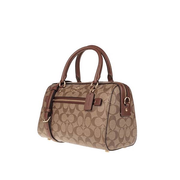 COACH 蔻馳 Rowan 27 經典老花拼色手提單肩 COACH 蔻馳 Rowan 27 經典老花拼色手提單肩