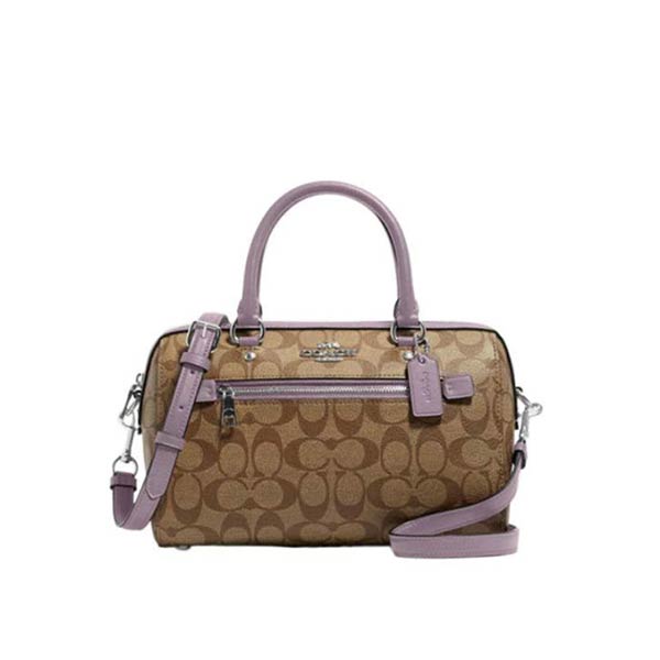 COACH 蔻馳 Rowan 27 經典老花拼色手提單肩 COACH 蔻馳 Rowan 27 經典老花拼色手提單肩