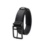 COACH 經典C Logo 雙面兩用皮帶 腰帶 男款 黑灰色 寬3.8CM
