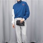 COACH 蔻馳 Graham系列 拉鏈相機包 皮革單肩斜挎包 中號 男款 黑色
