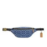 【3色】COACH CHARTER 7 經典 SIGNATURE 丹寧腰包