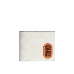 【3色】COACH 經典流線文字LOGO印花短夾 附活動夾